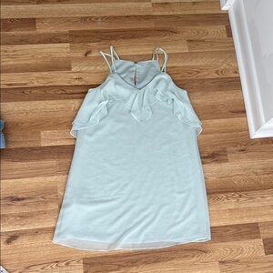 BCBGeneration Light Blue mint Chiffon Dress small